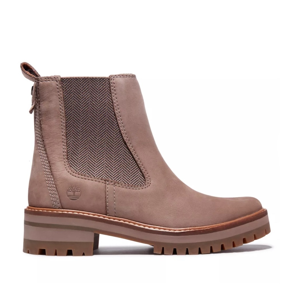 TIMBERLAND COURMAYEUR CHELSEA BOOT FOR WOMEN IN BEIGE - Picture 1 of 7